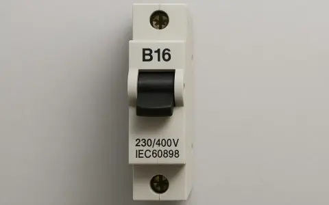 Wyłącznik nadprądowy B16, idealny jako bezpiecznik do gniazdek. Zapewnia ochronę instalacji 230/400V.