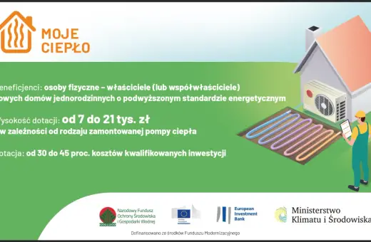 Dofinansowanie do pompy ciepła dla nowych domów jednorodzinnych. Dotacja od 7 do 21 tys. zł.
